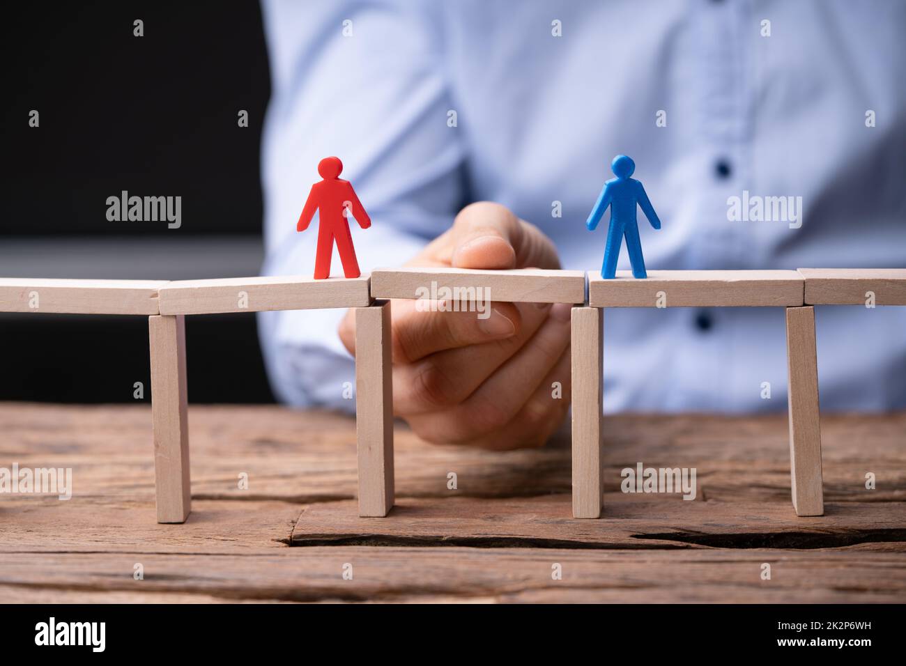 Delegation And Mediation Between People Stock Photo