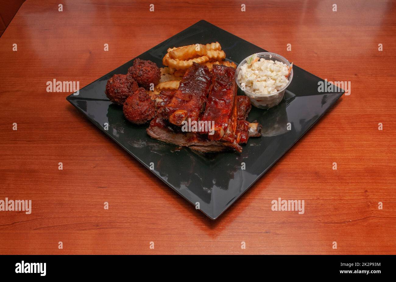 Delicious Barbeque Ribs Stock Photo - Alamy