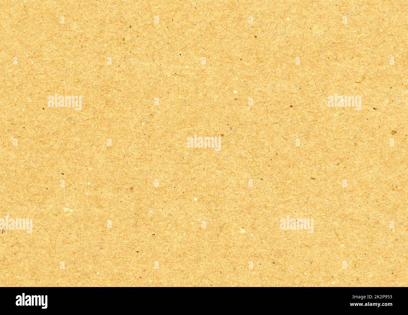 Very large close up scan image of light caramel brown uncoated kraft paper texture recycled rough fiber grain background for presentation wallpaper with copy space for text or material mockups Stock Photo