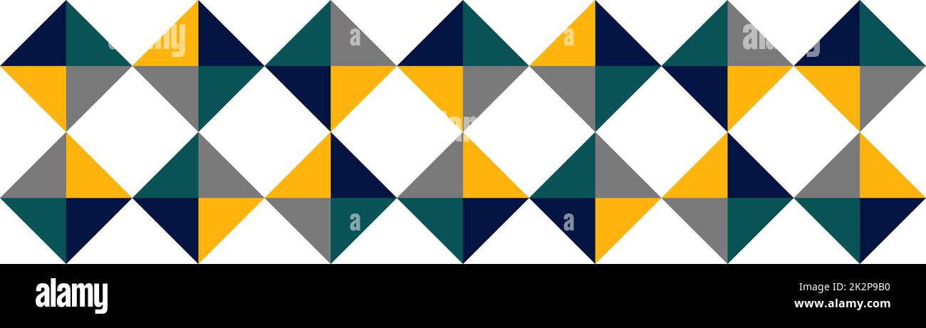 Panoramic white background pattern with colorful squares - Vector Stock ...