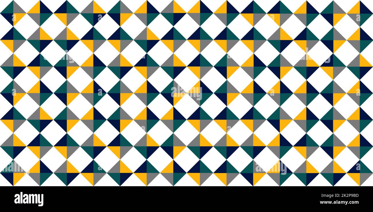 Panoramic white background pattern with colorful squares - Vector Stock ...