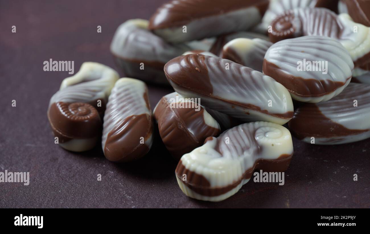 Luxury Belgian Chocolate Slab Bar. Guylian Seashells, Ferrero