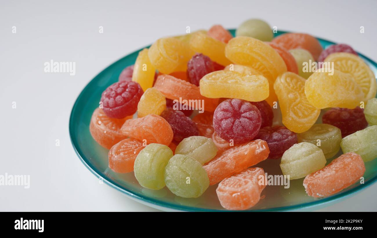 Hard fruit candies hi-res stock photography and images - Alamy