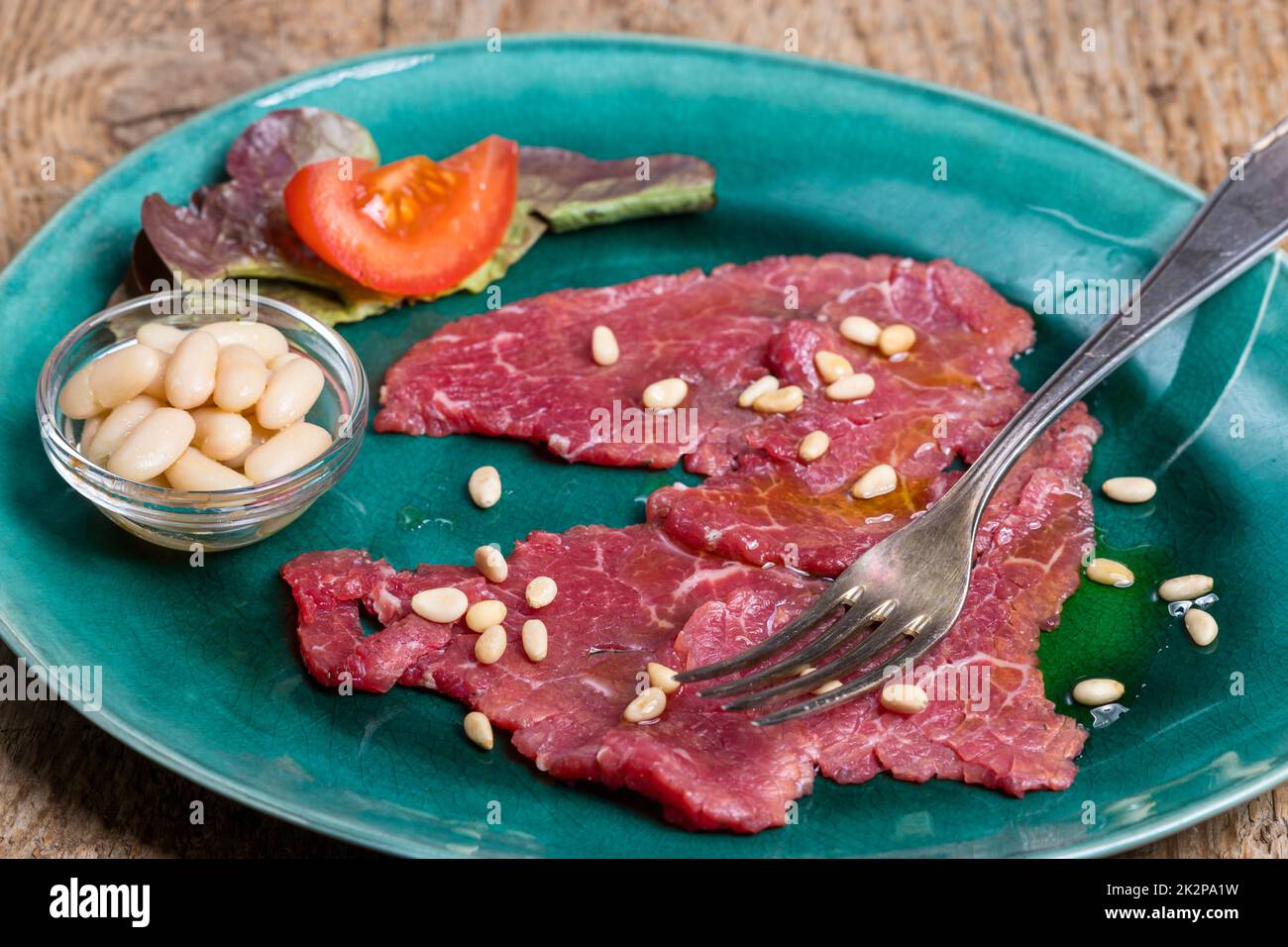 italian carne salada Stock Photo