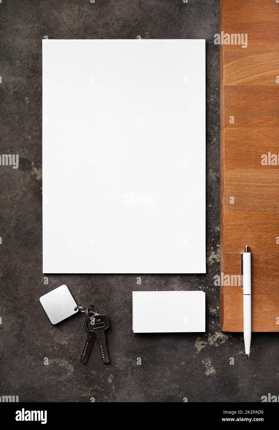 Brand identity mockup Stock Photo
