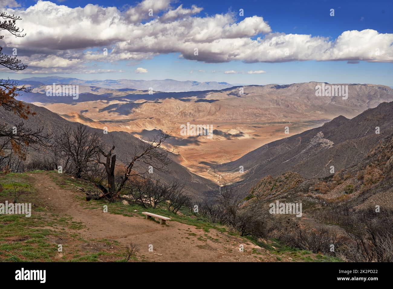 Californian desert - Anza-Borrego. Anza-Borrego Desert State Park, Southern California, USA. Stock Photo