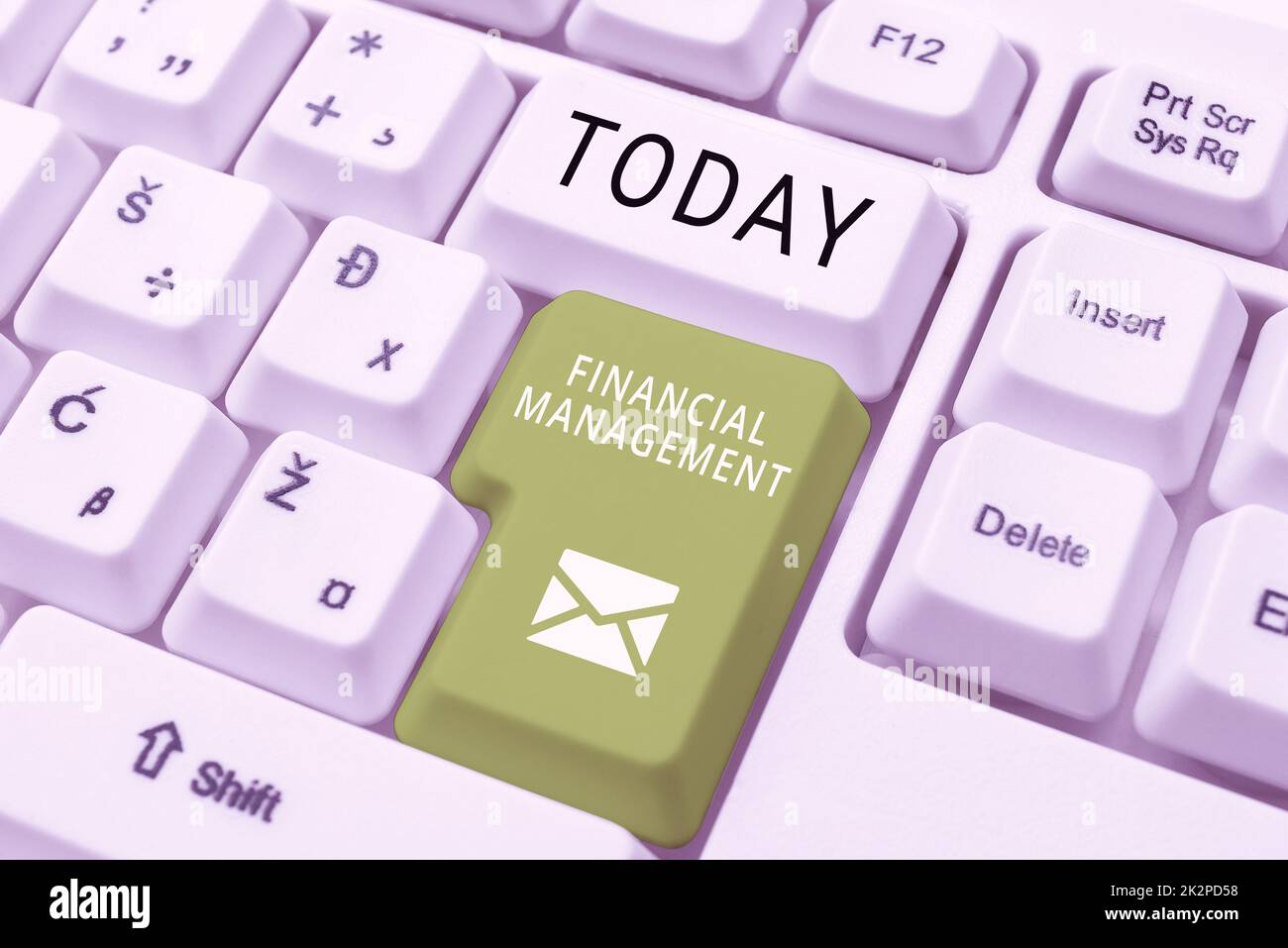 Inspiration showing sign Financial Management. Word Written on efficient and effective way to Manage Money and Funds Stock Photo