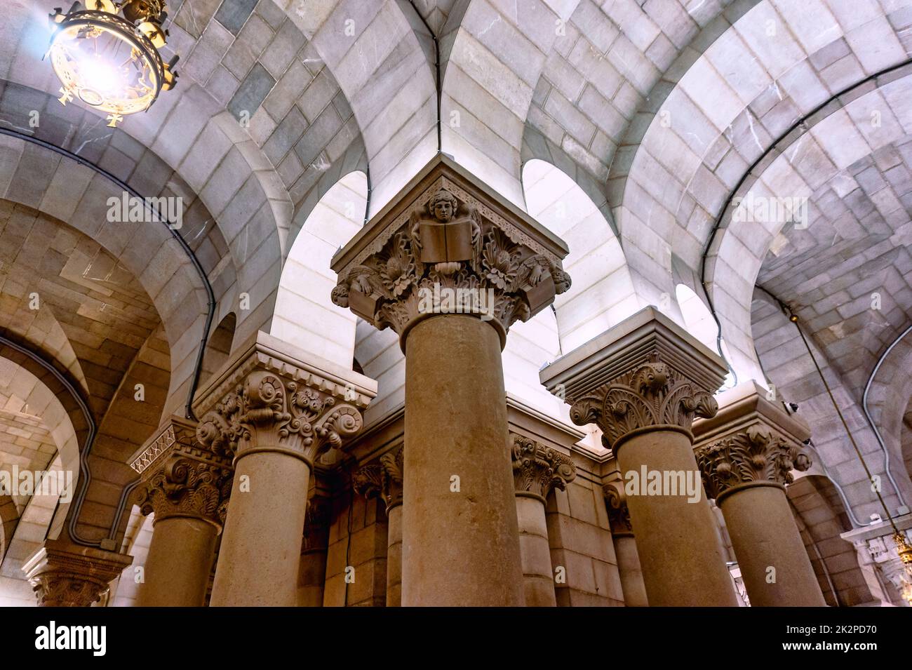 Crypt of the Almudena Cathedral, Madrid, Spain, 2022. Alamy Exclusive Stock Photo