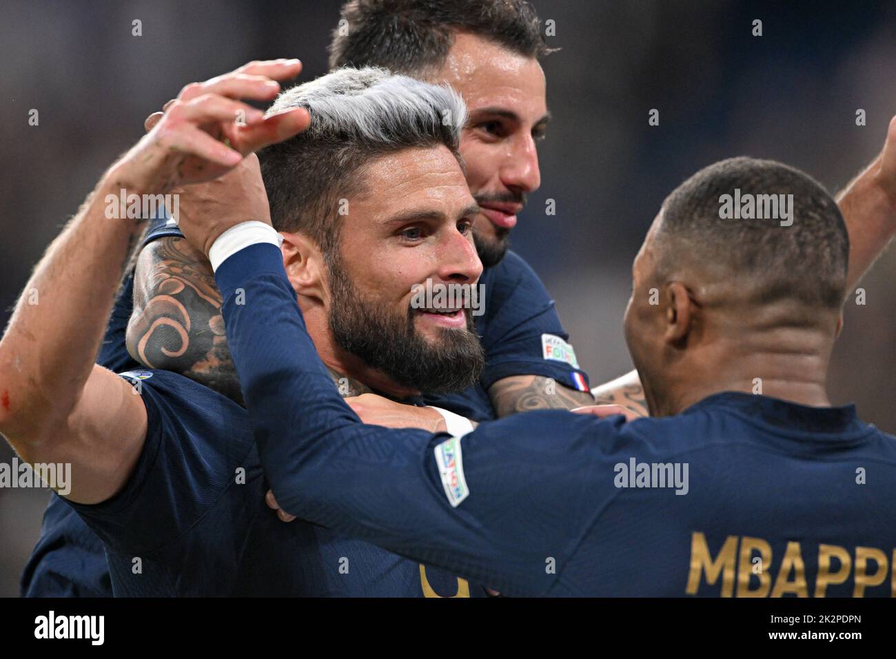 Saint Denis, FRANCE. 22/09/2022, Olivier Giroud UEFA Nations League