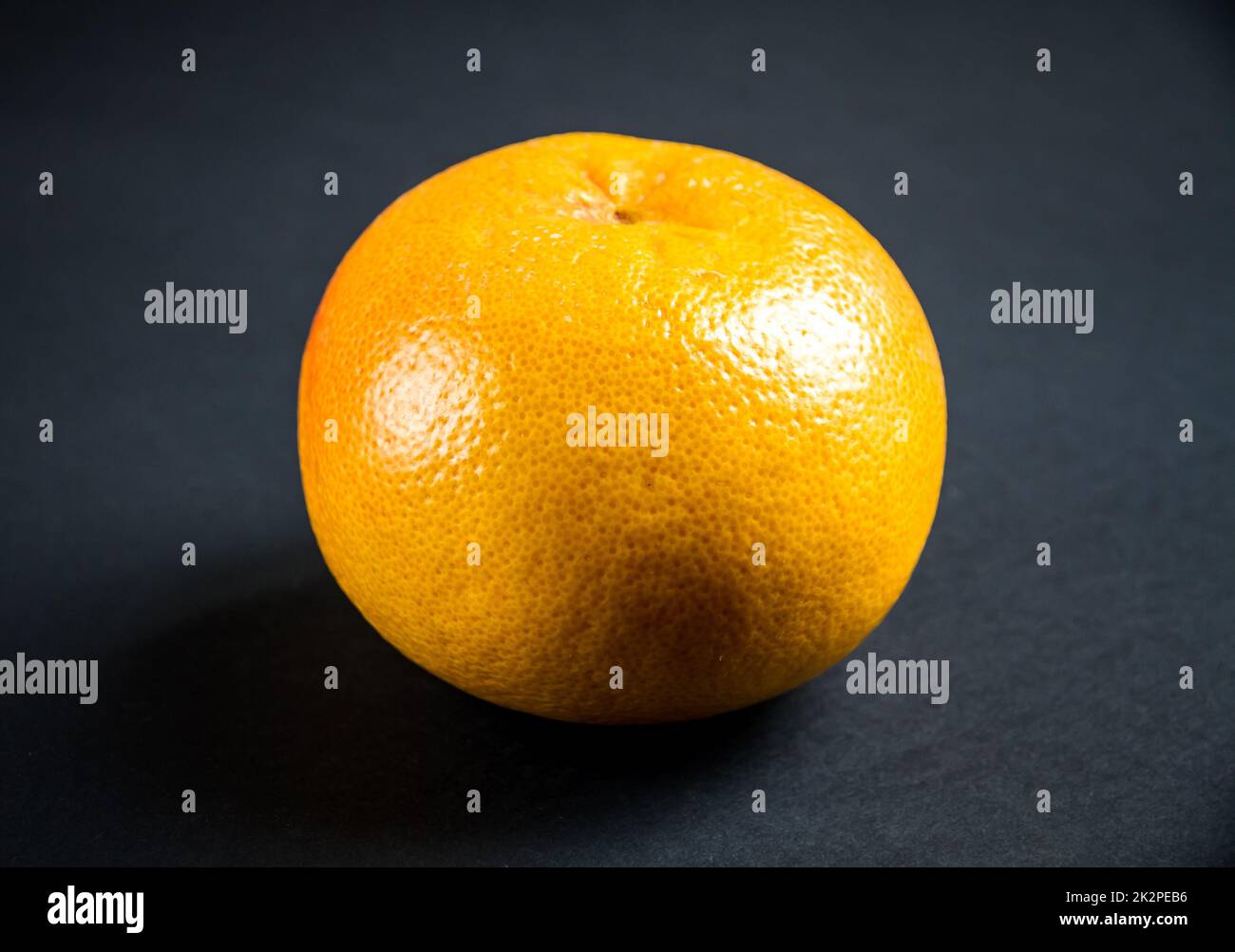 Grapefruit isolated on a black background Stock Photo