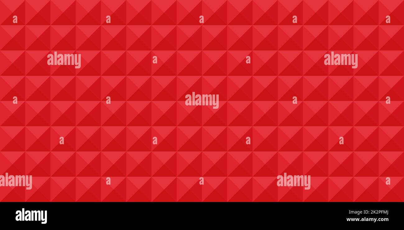 Abstract panoramic web background red squares - Vector Stock Photo - Alamy