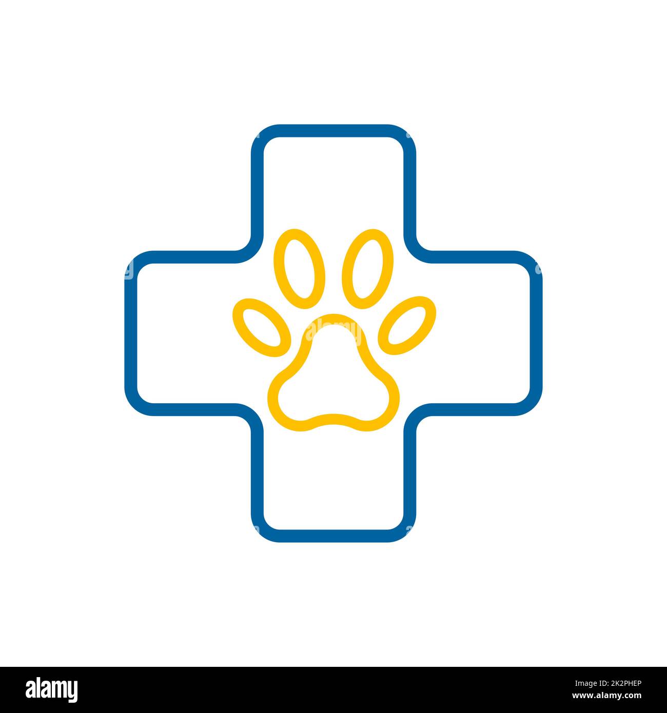 Veterinary vector icon. Pet animal sign Stock Photo - Alamy