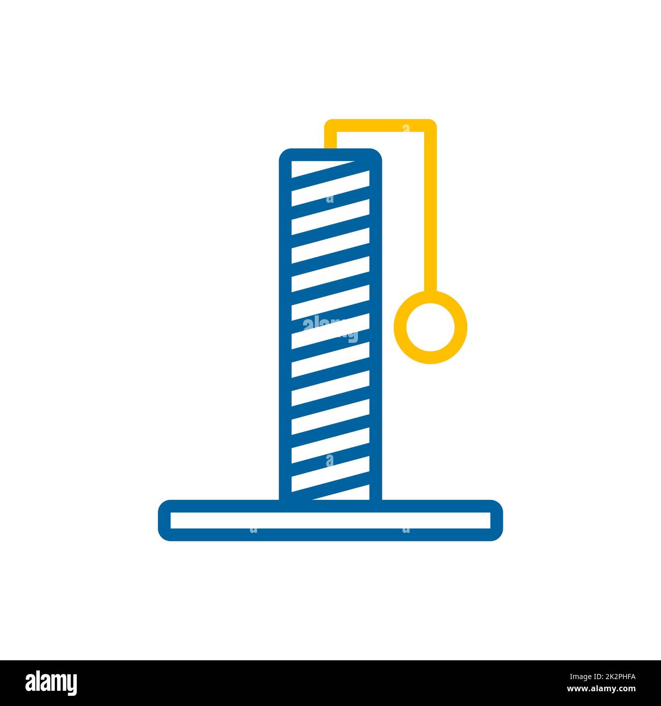 Cat claw point vector icon. Pet animal sign Stock Photo - Alamy