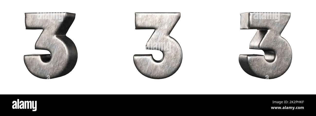 Number numbers three symbol figure hi-res stock photography and images -  Alamy