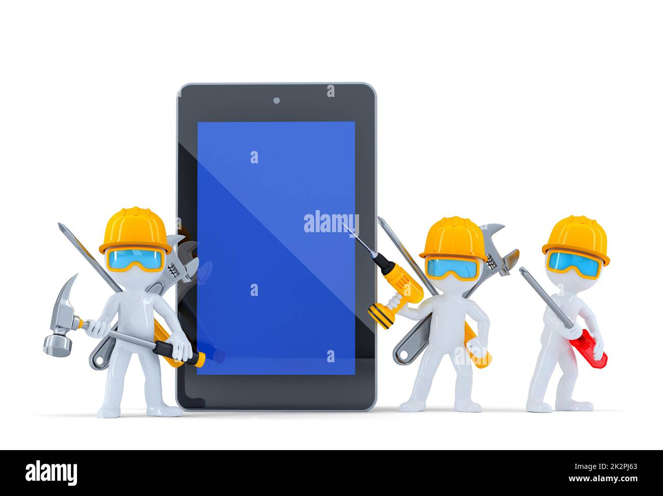 Palmtop computer engineer hi-res stock photography and images - Alamy