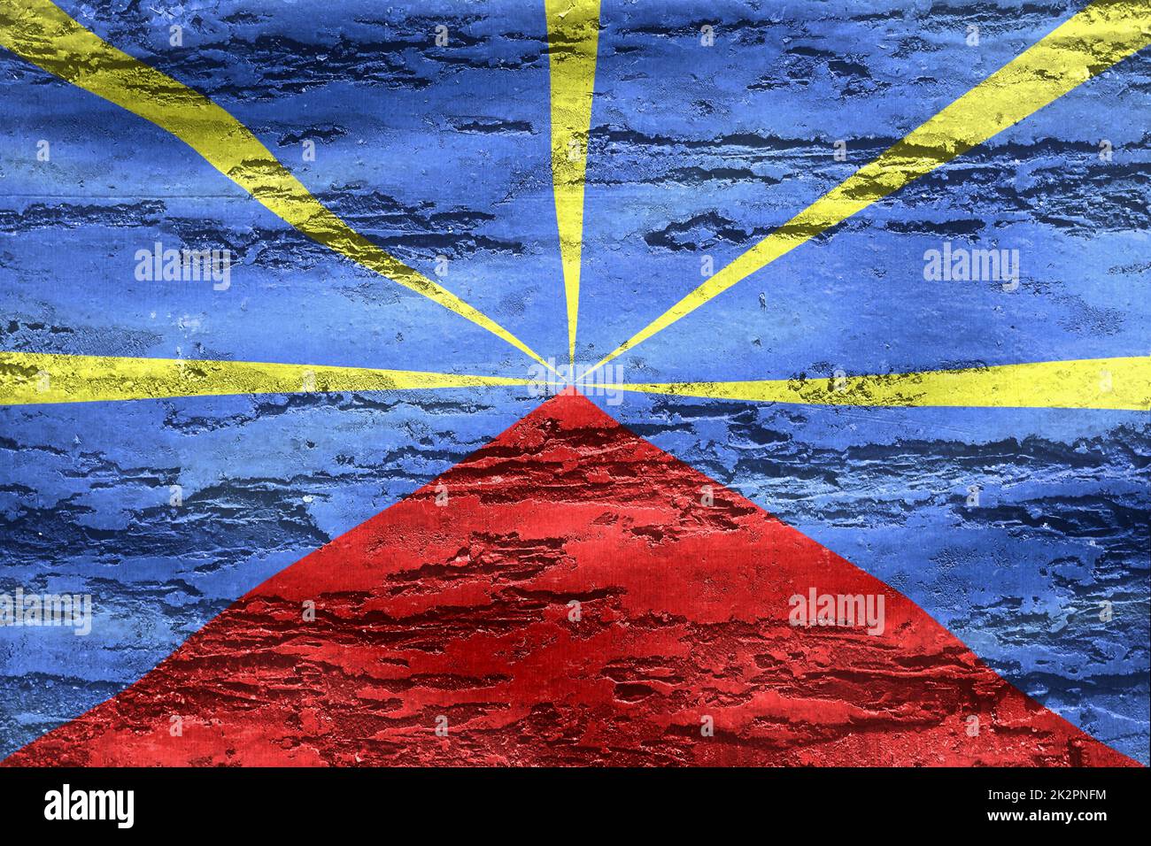 Reunion official flag hi-res stock photography and images - Alamy