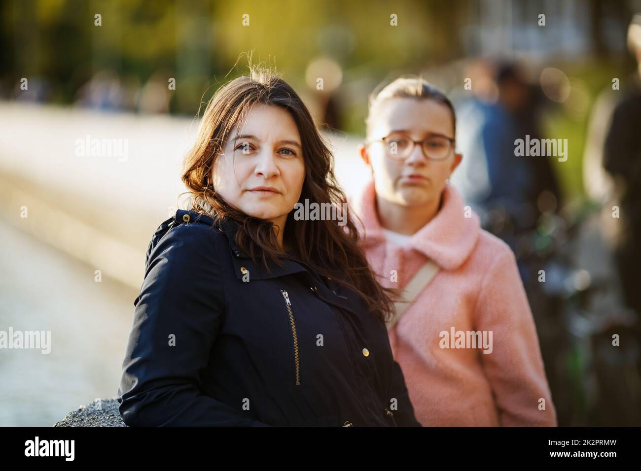 Stylish mature woman posing hi-res stock photography and images - Alamy