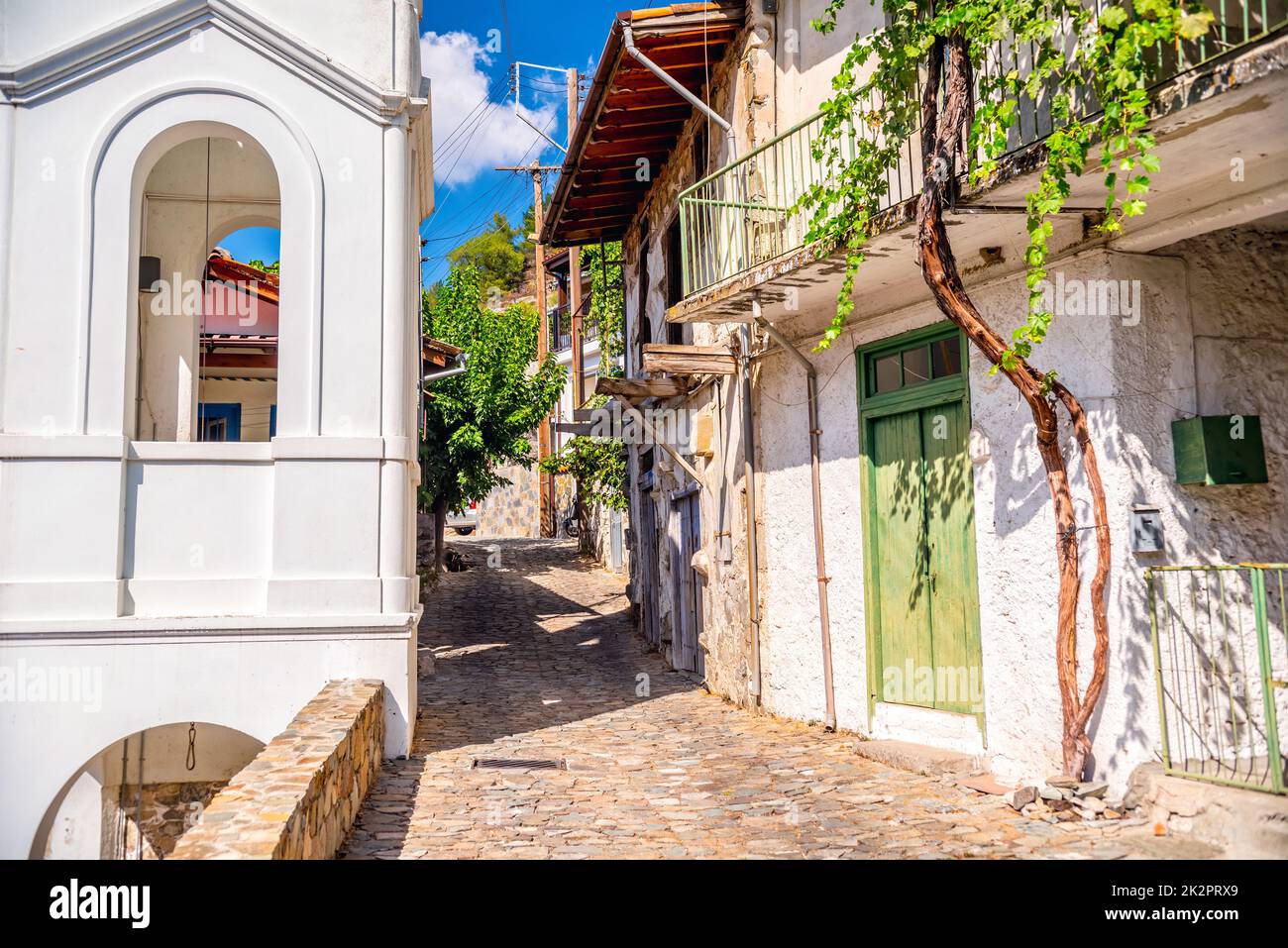 Palaichori village. Nicosia District, Cyprus Stock Photo