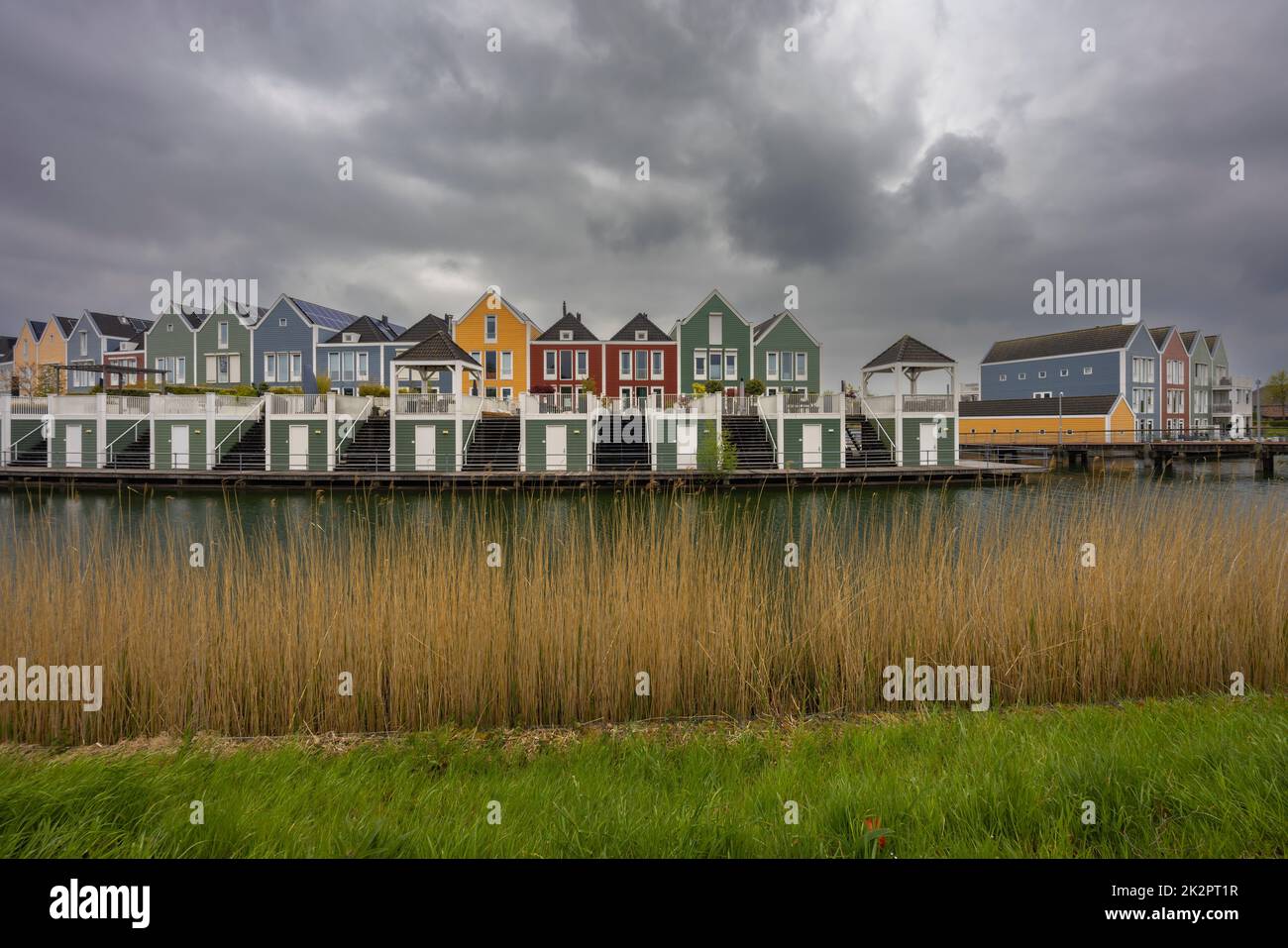 Modern residential architecture in Houten, The Netherlands Stock Photo ...