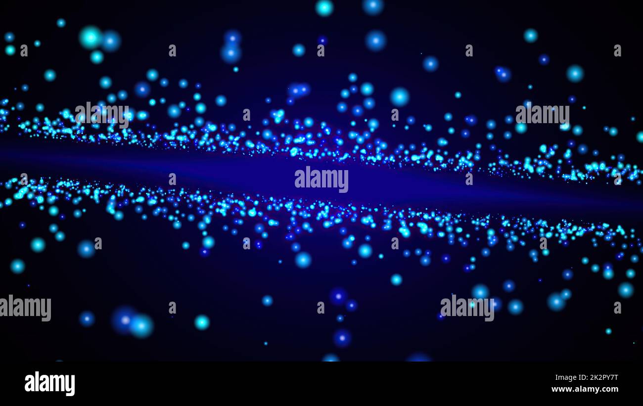 Shining Lights And dust particles Background Stock Photo