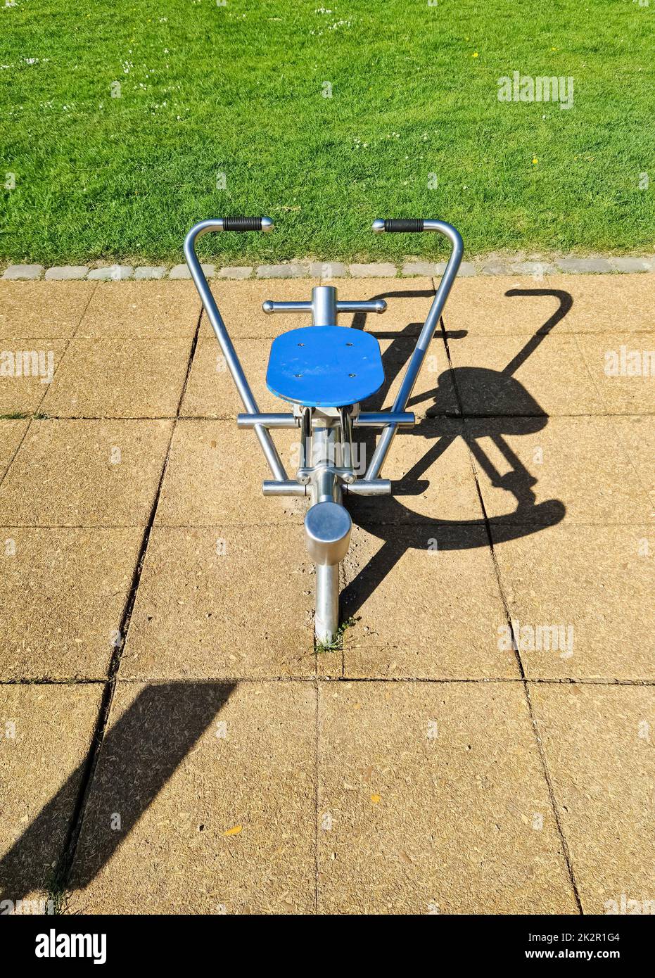 New sports equipment for free use in a small park in northern Germany Stock Photo Alamy