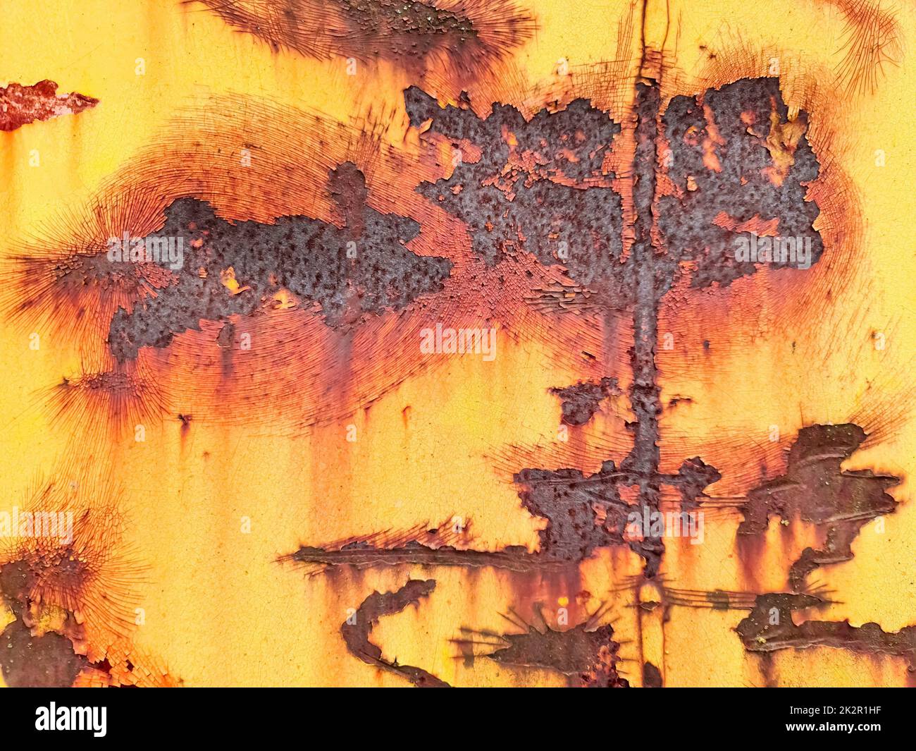 Texture of rusty metal and steel with lots of corrosion in high resolution.. Stock Photo