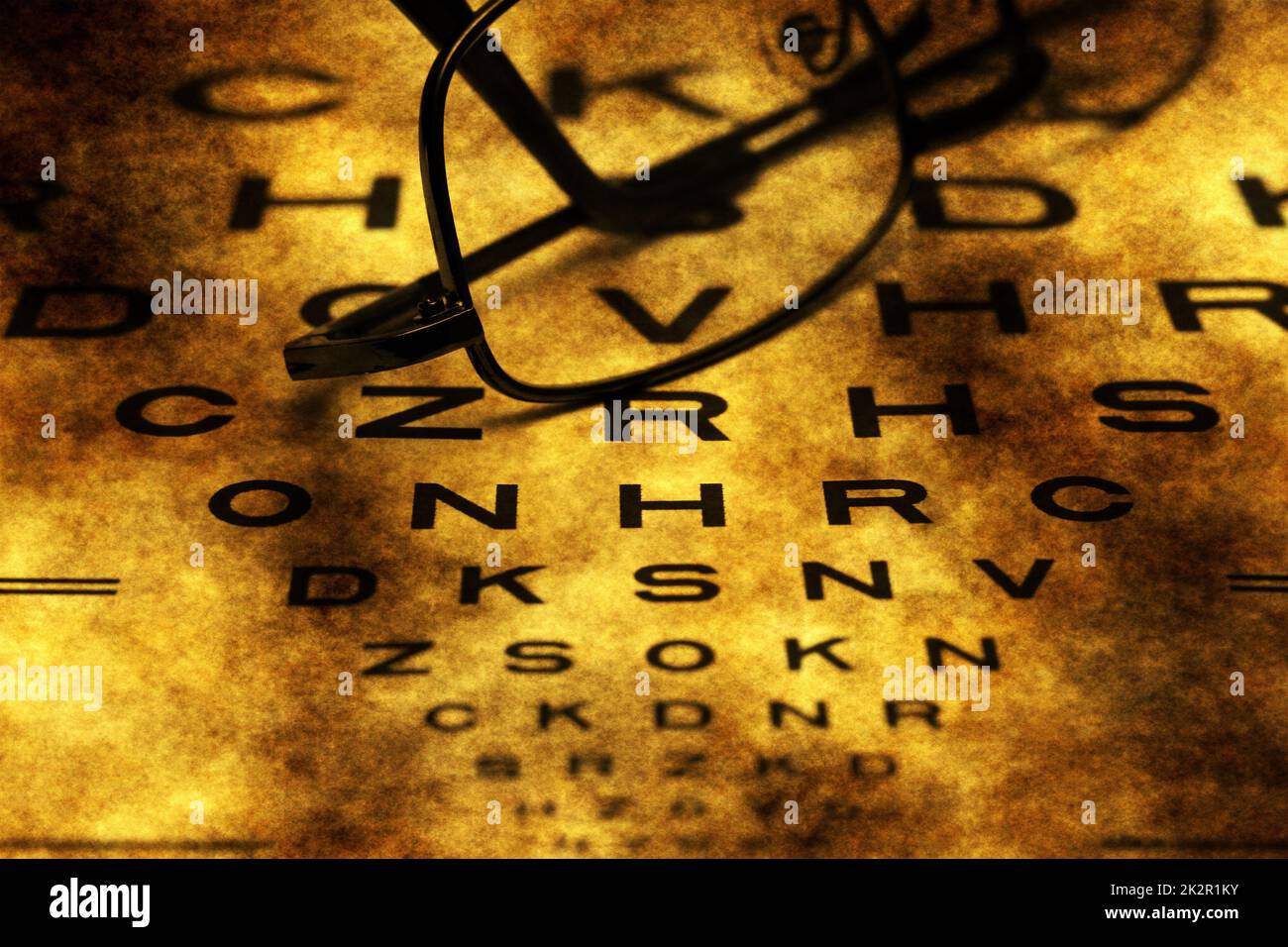 Eye Chart grunge concept Stock Photo Alamy