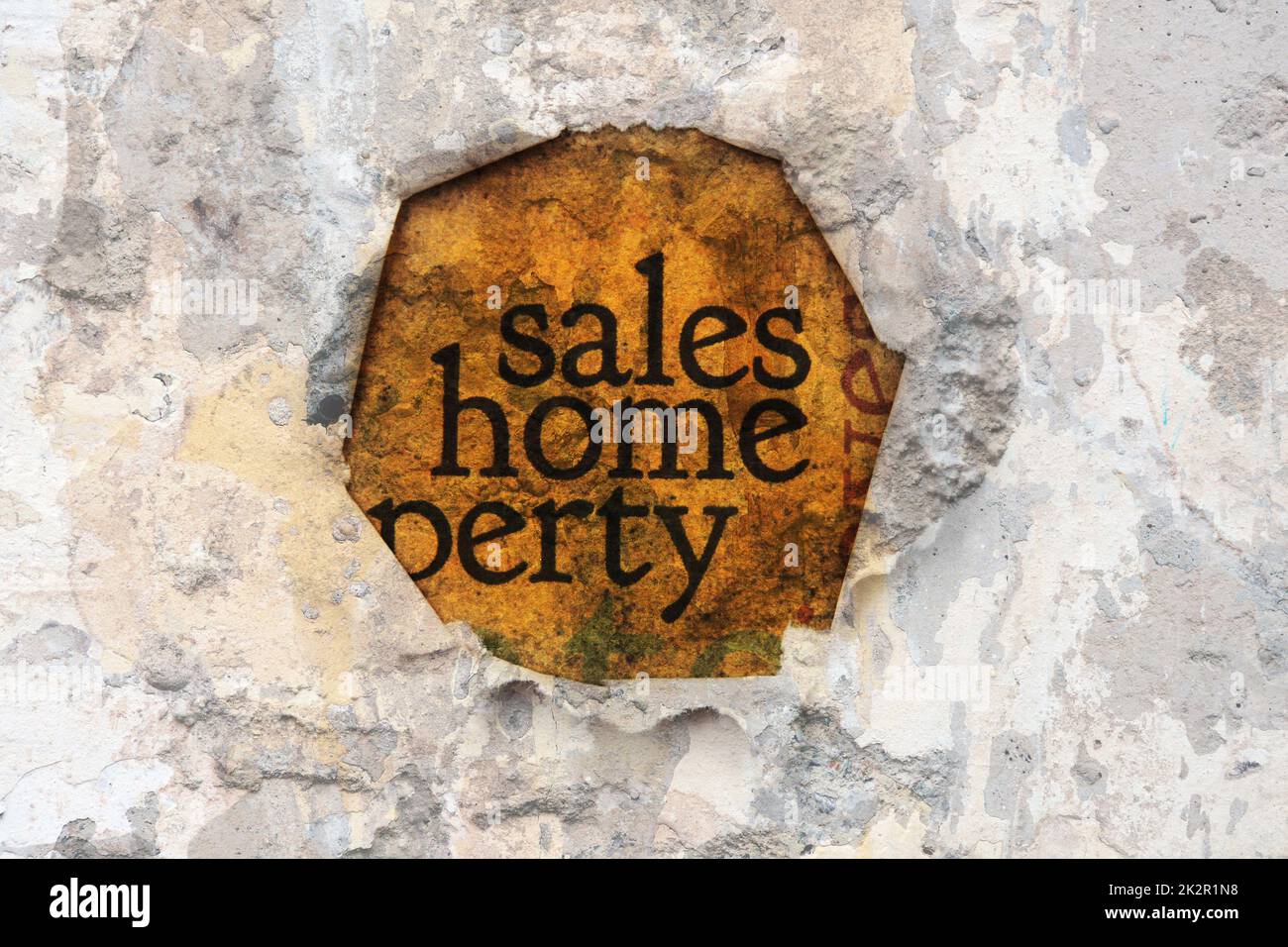 Sales and home hole concept Stock Photo