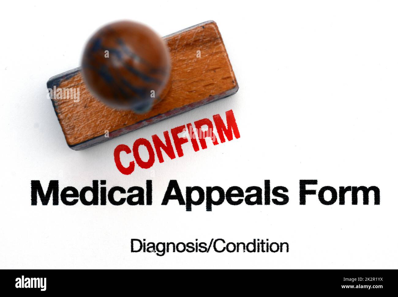 Medical appeals form Stock Photo Alamy