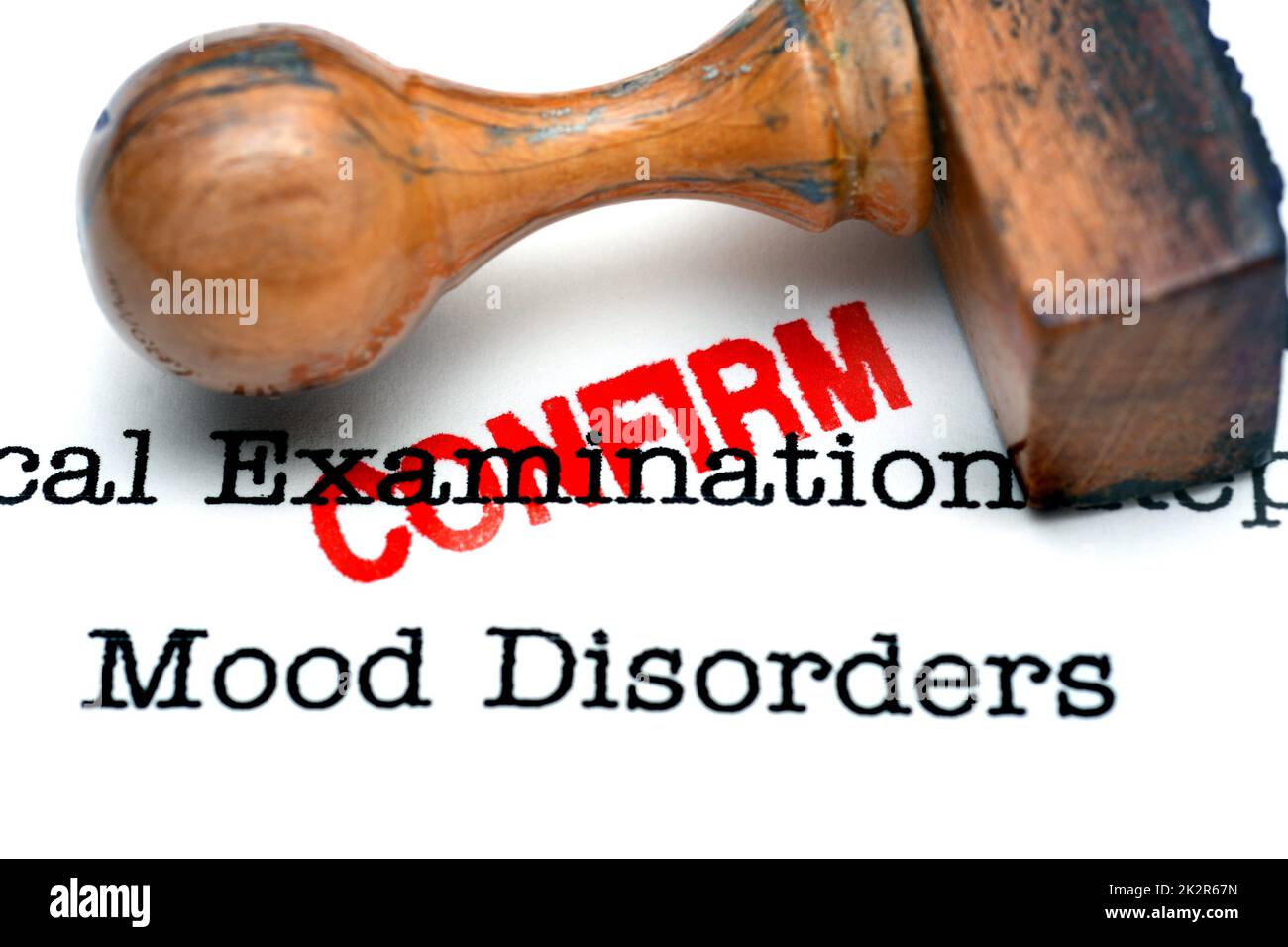 mood disorder confirm Stock Photo