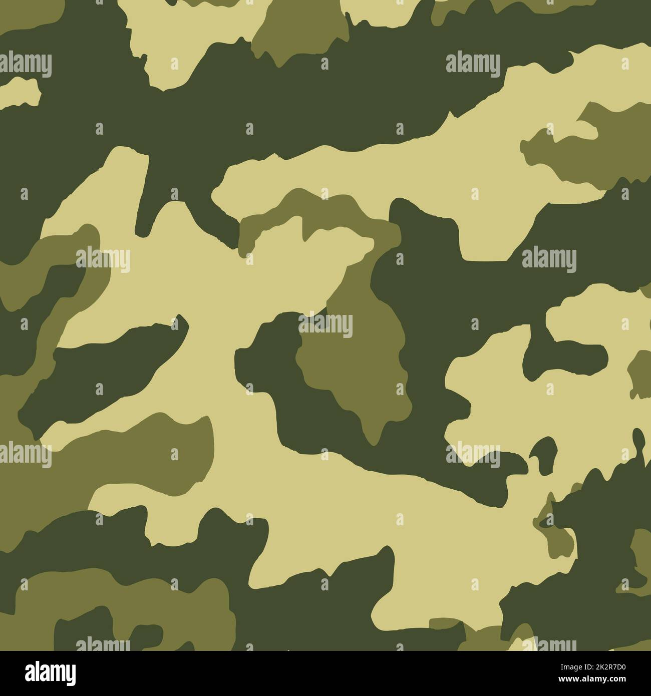Background texture military khaki sand camouflage - Vector Stock Photo