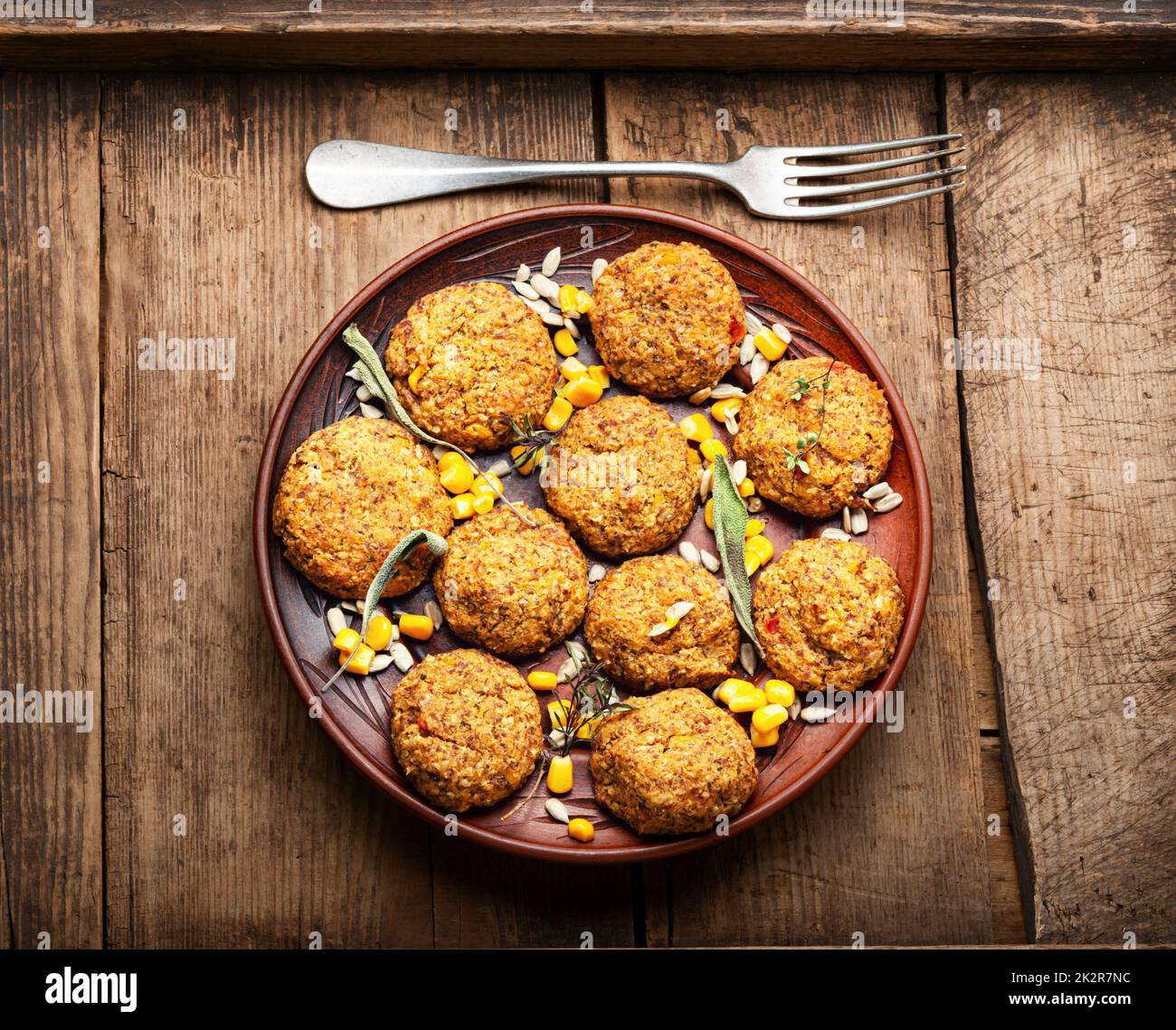 Vegetarian food, vegetable meatballs Stock Photo Alamy