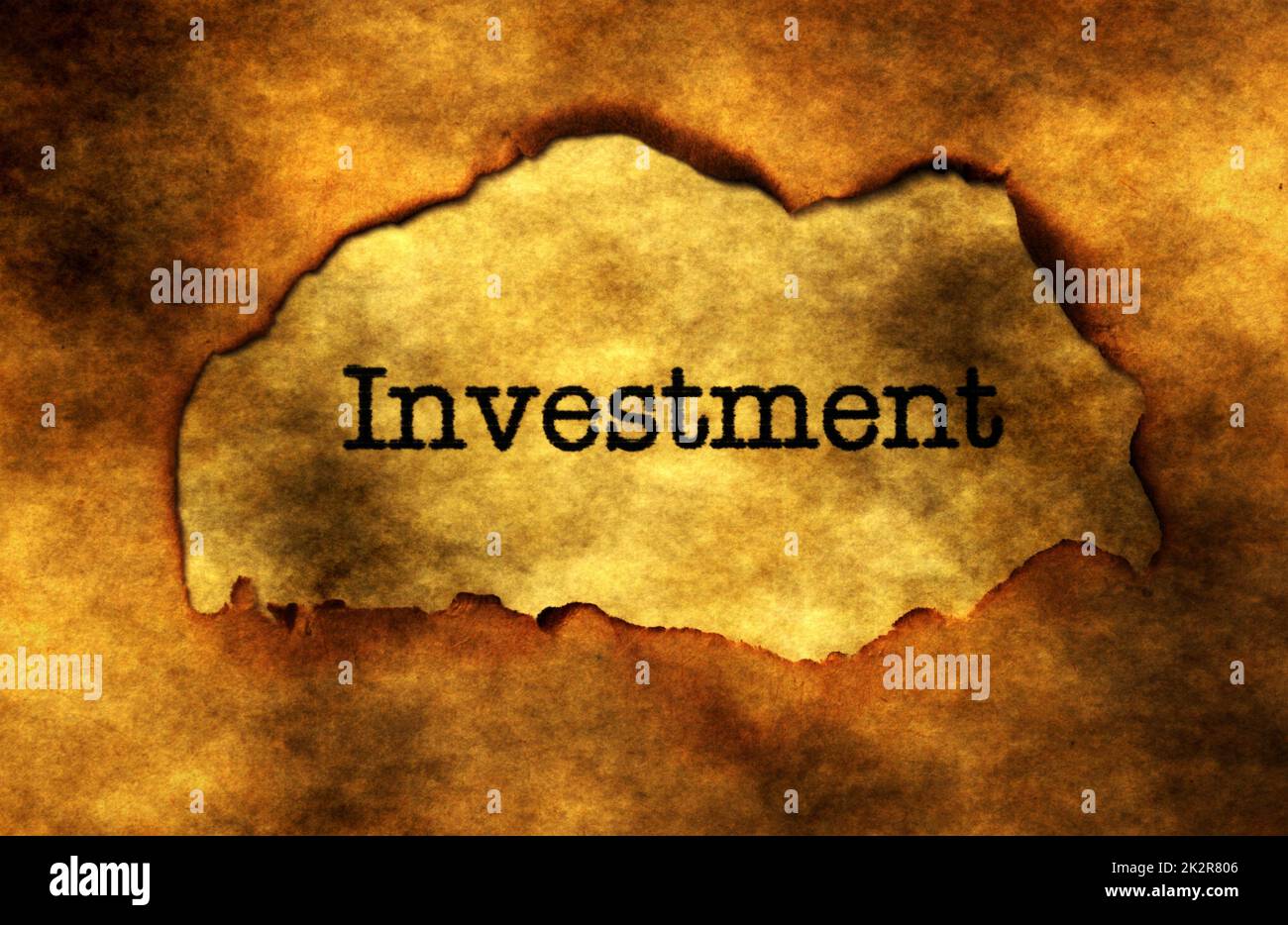 Investment grunge concept Stock Photo