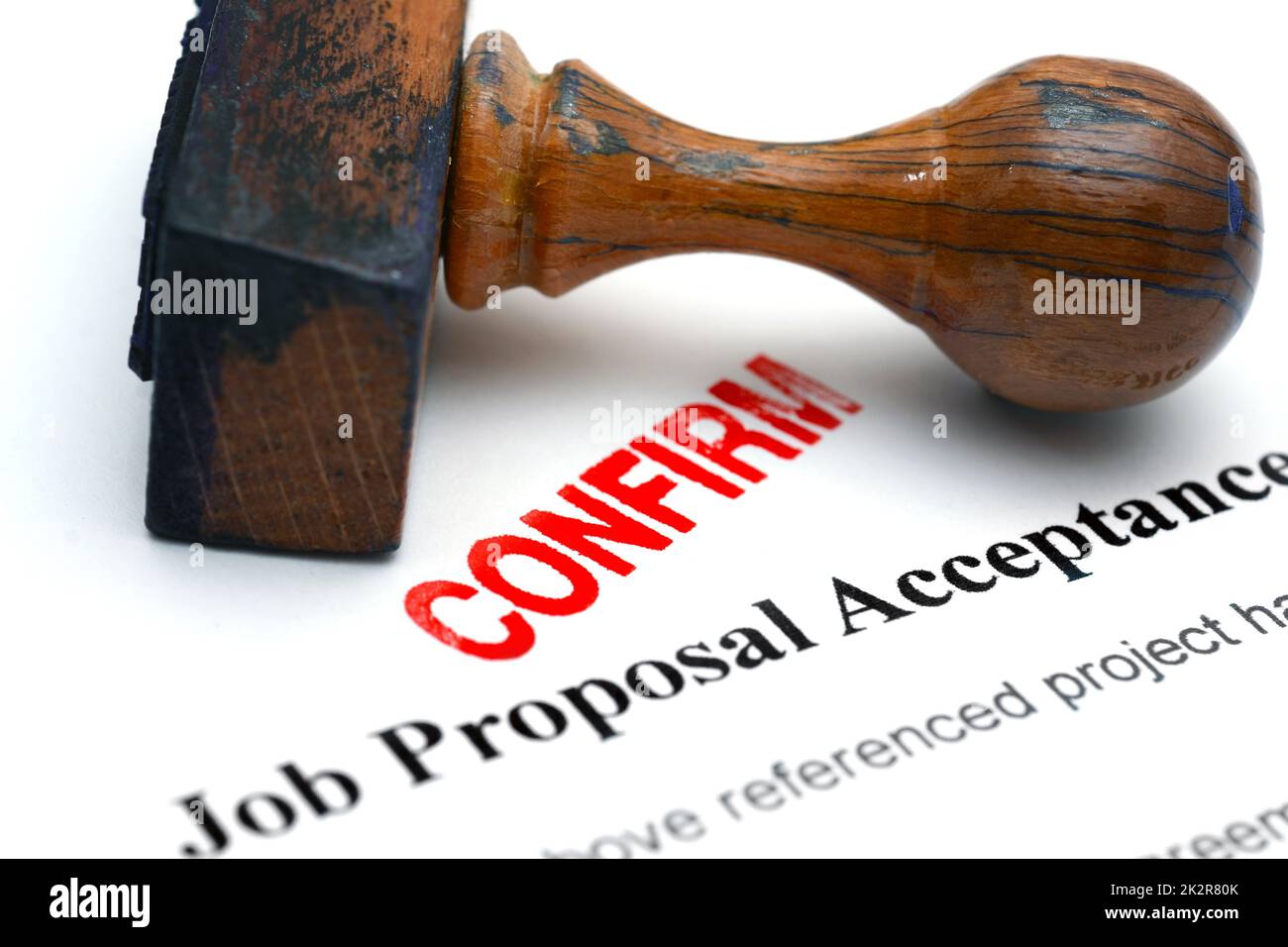 Job proposal form Stock Photo - Alamy