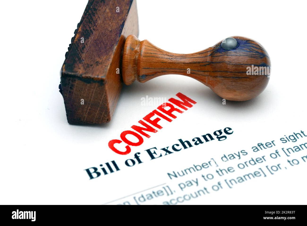 Bill of exchange Stock Photo