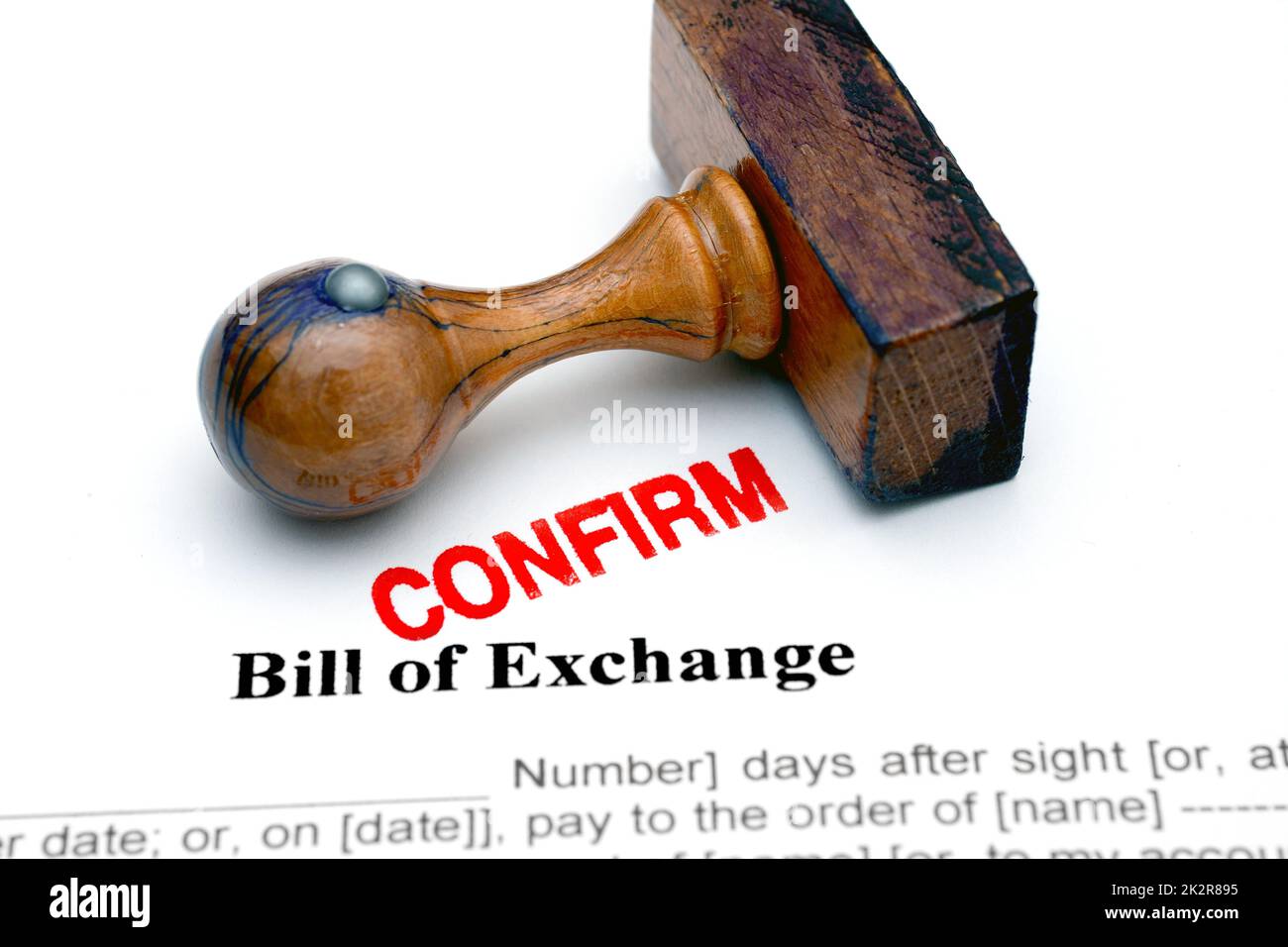 Bill of exchange stock photo alamy