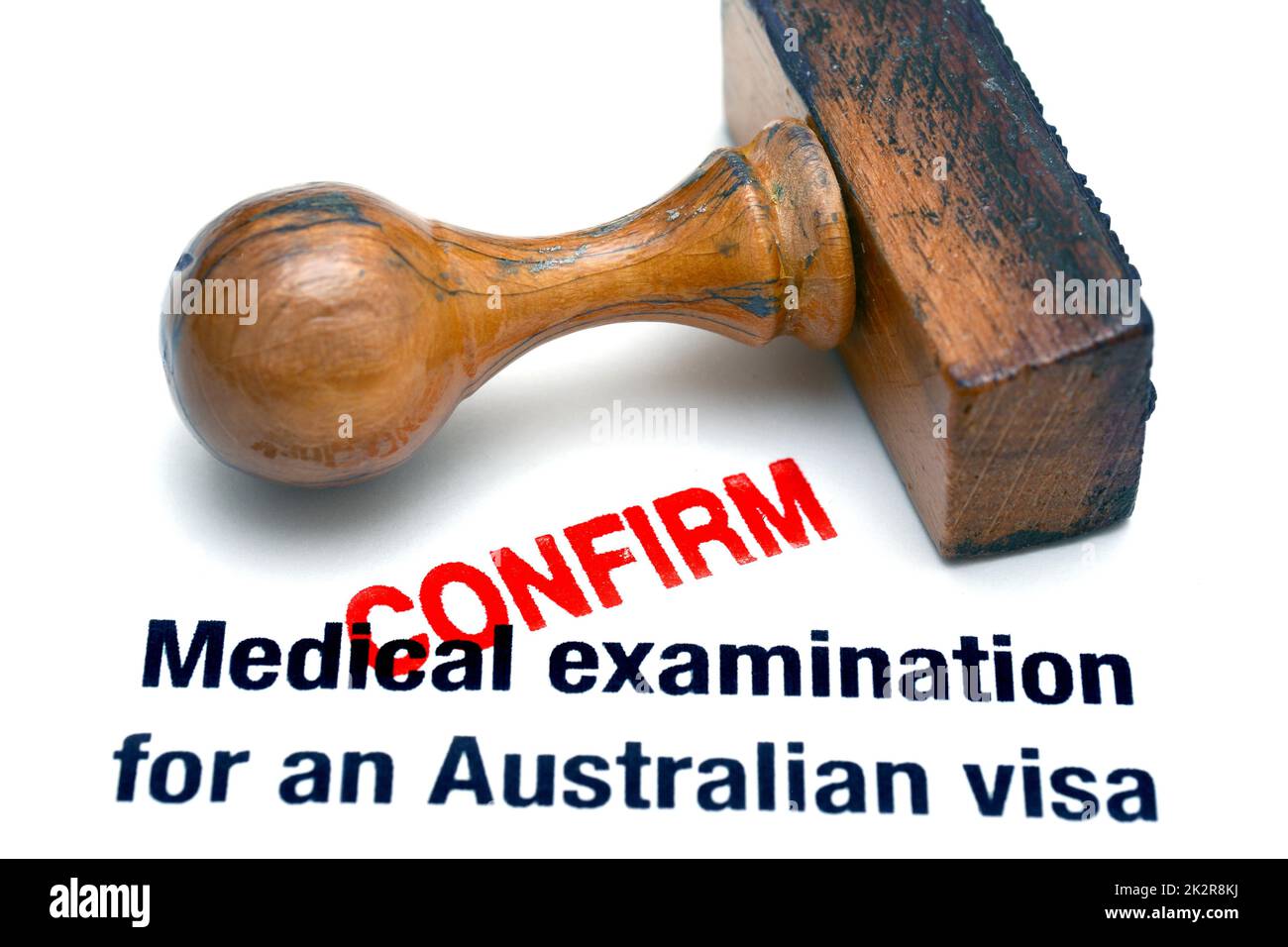Australian visa form Stock Photo Alamy