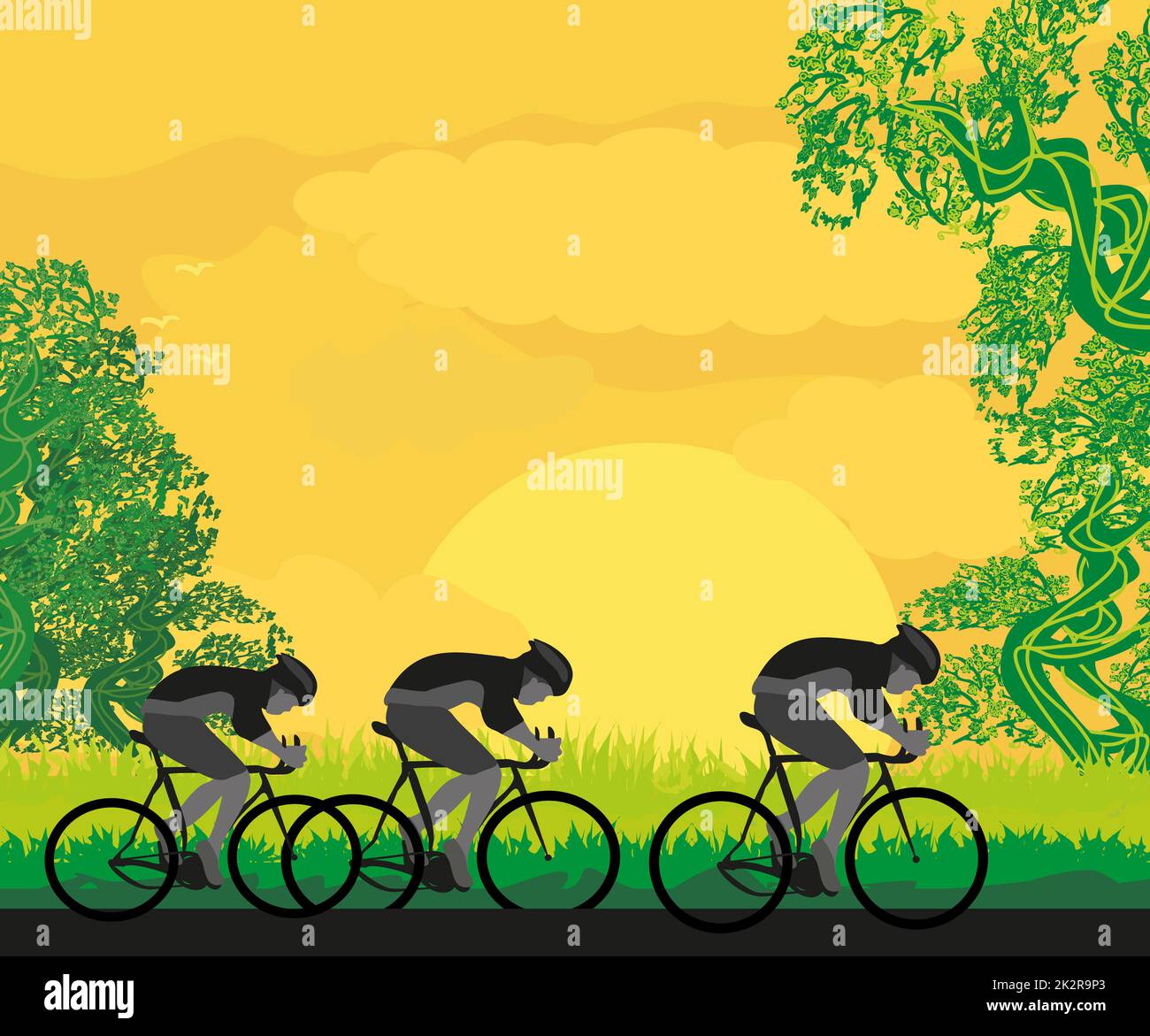 a group of cyclists