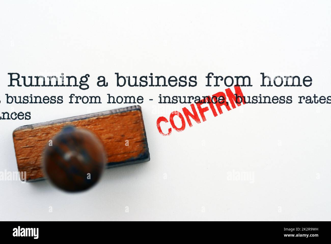 Running a business from home Stock Photo Alamy