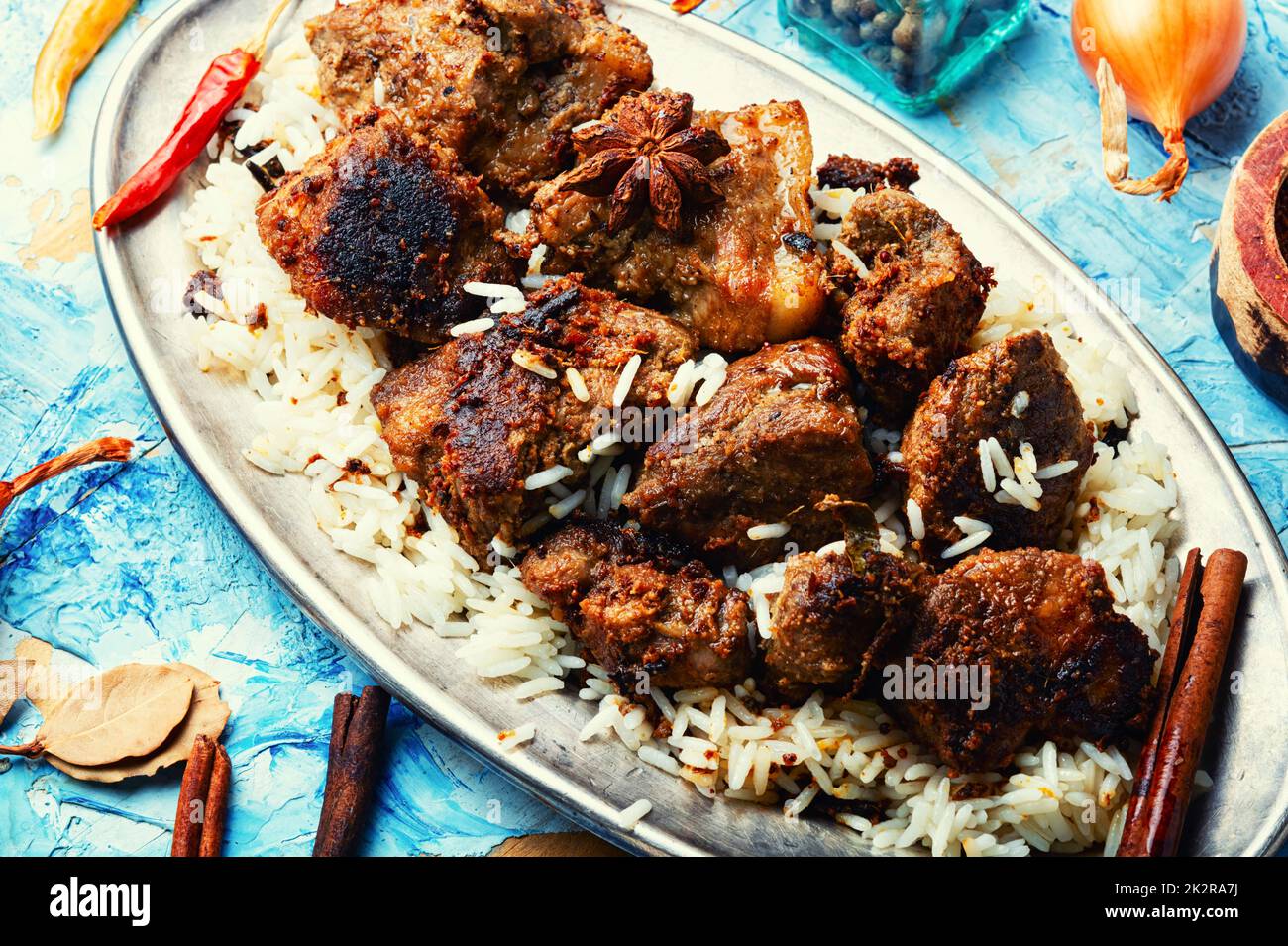 Pork vindaloo, a popular Indian dish Stock Photo Alamy