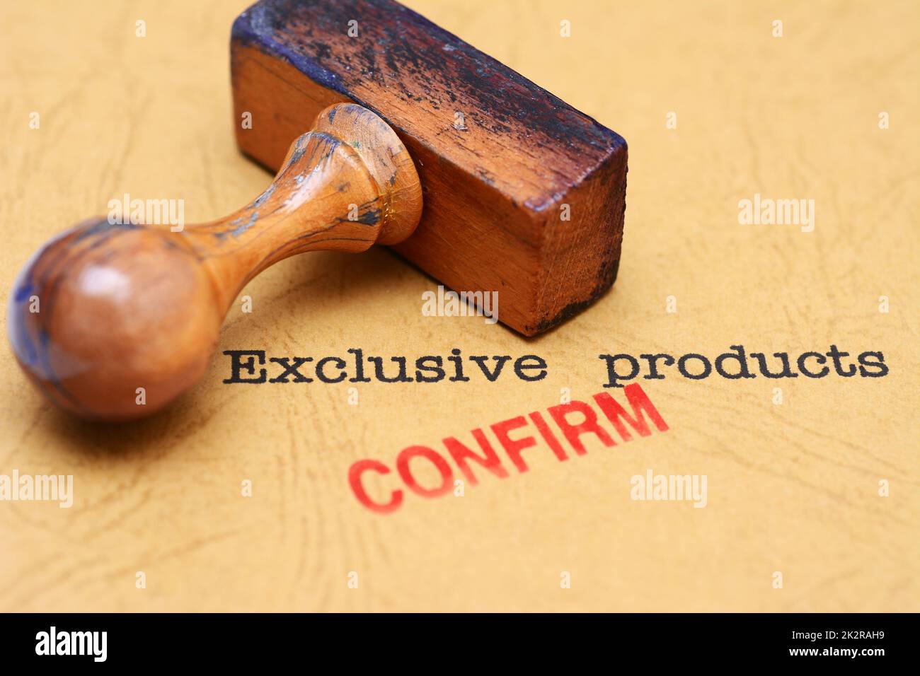 Exclusive products Stock Photo