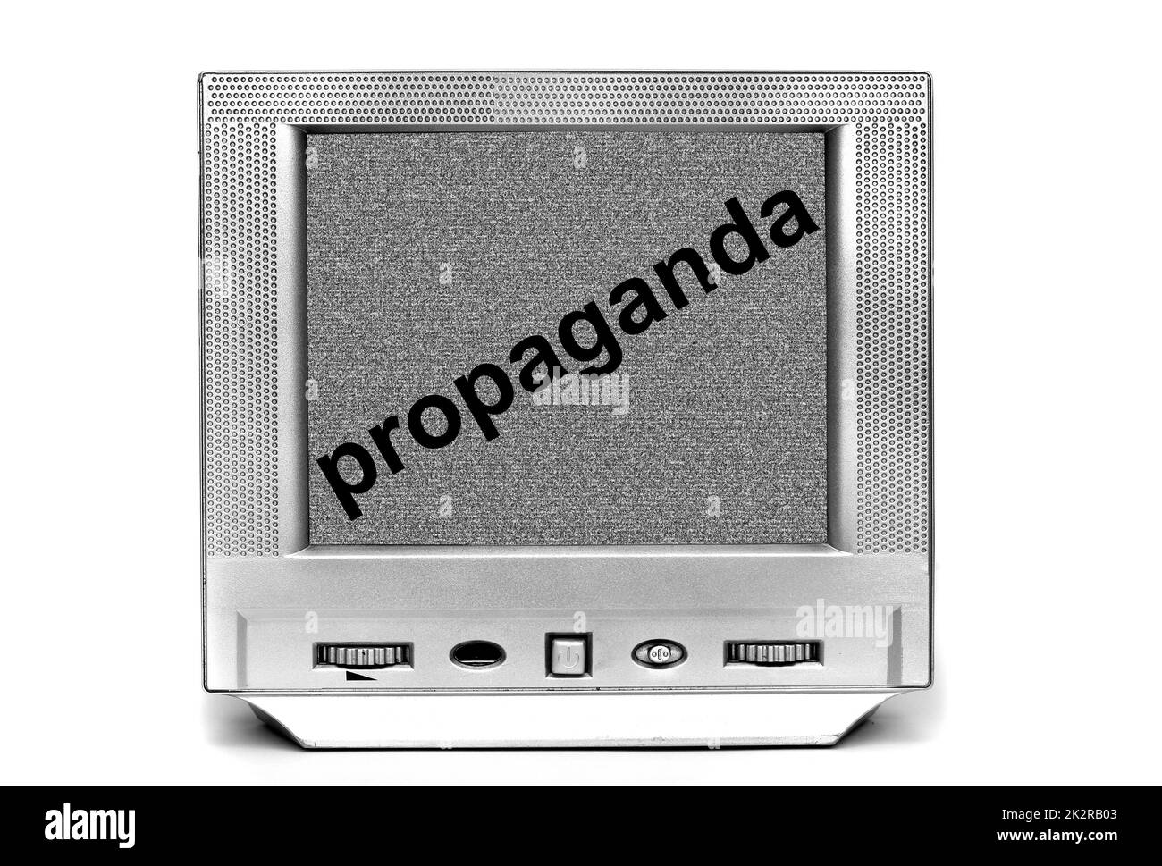 TV propaganda Stock Photo