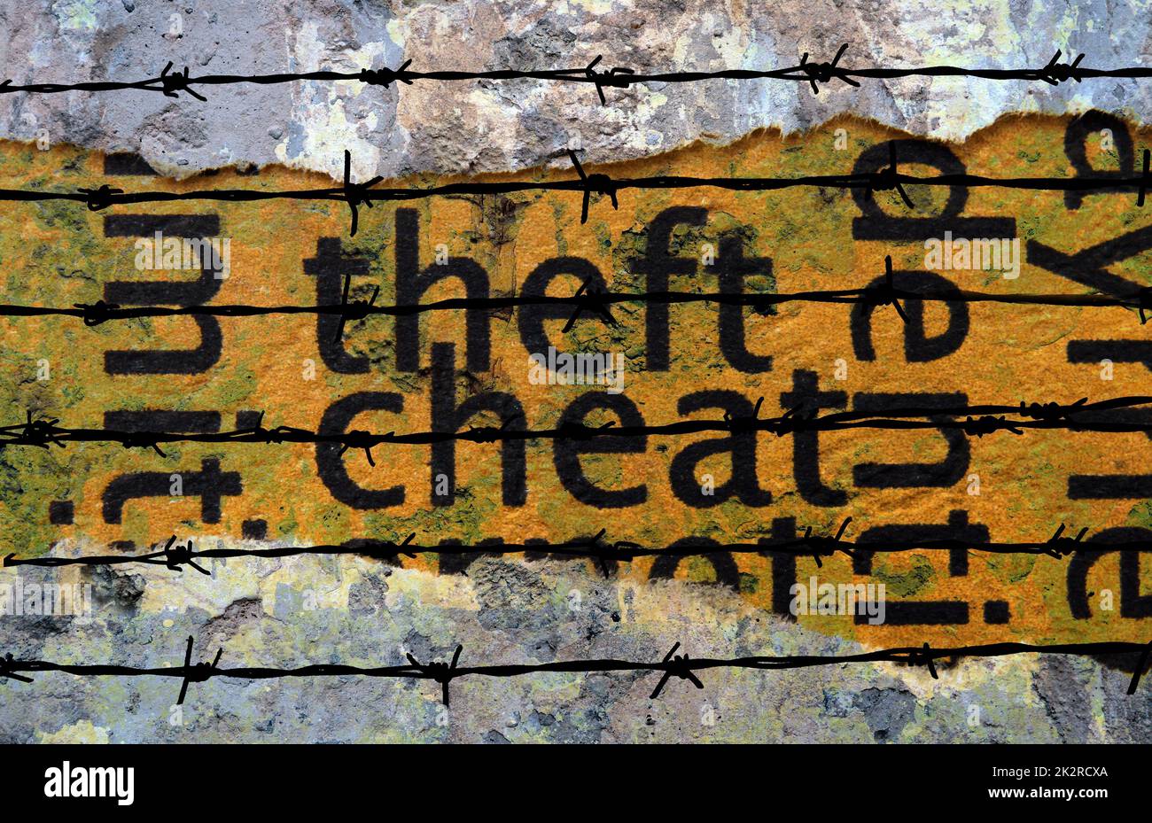 Theft and cheat Stock Photo