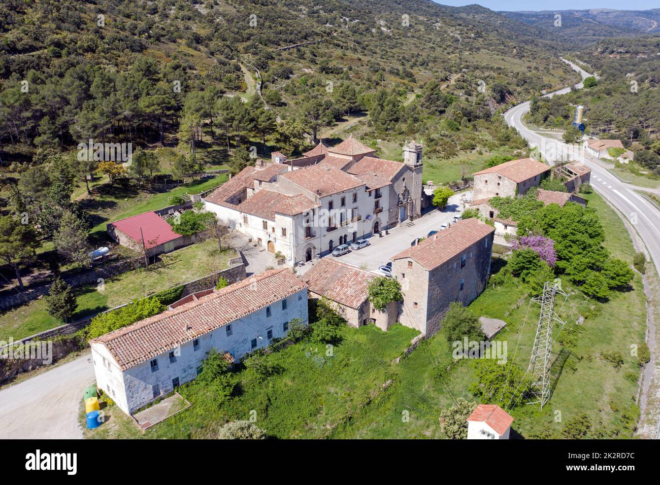 Hermitage of the Apparition of Vallivana Morella, Castellon Spain Stock Photo