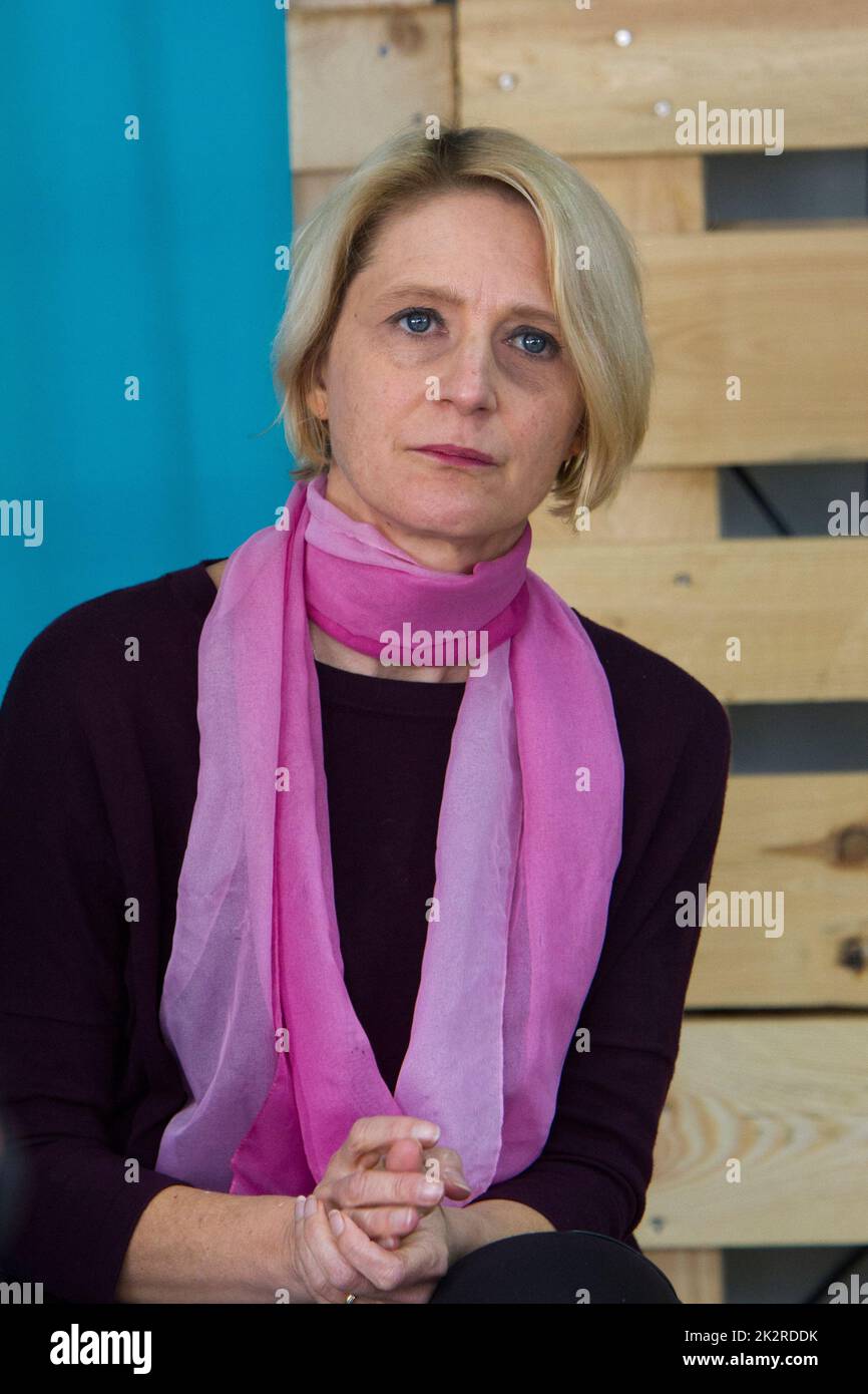 Torino, Italy. 23rd September 2022. Professor Corinna Hawkes, director of the Centre for Food Policy at City, University of London, attends a conference at 2022 Terra Madre Salone del Gusto. Credit: Marco Destefanis/Alamy Live News Stock Photo