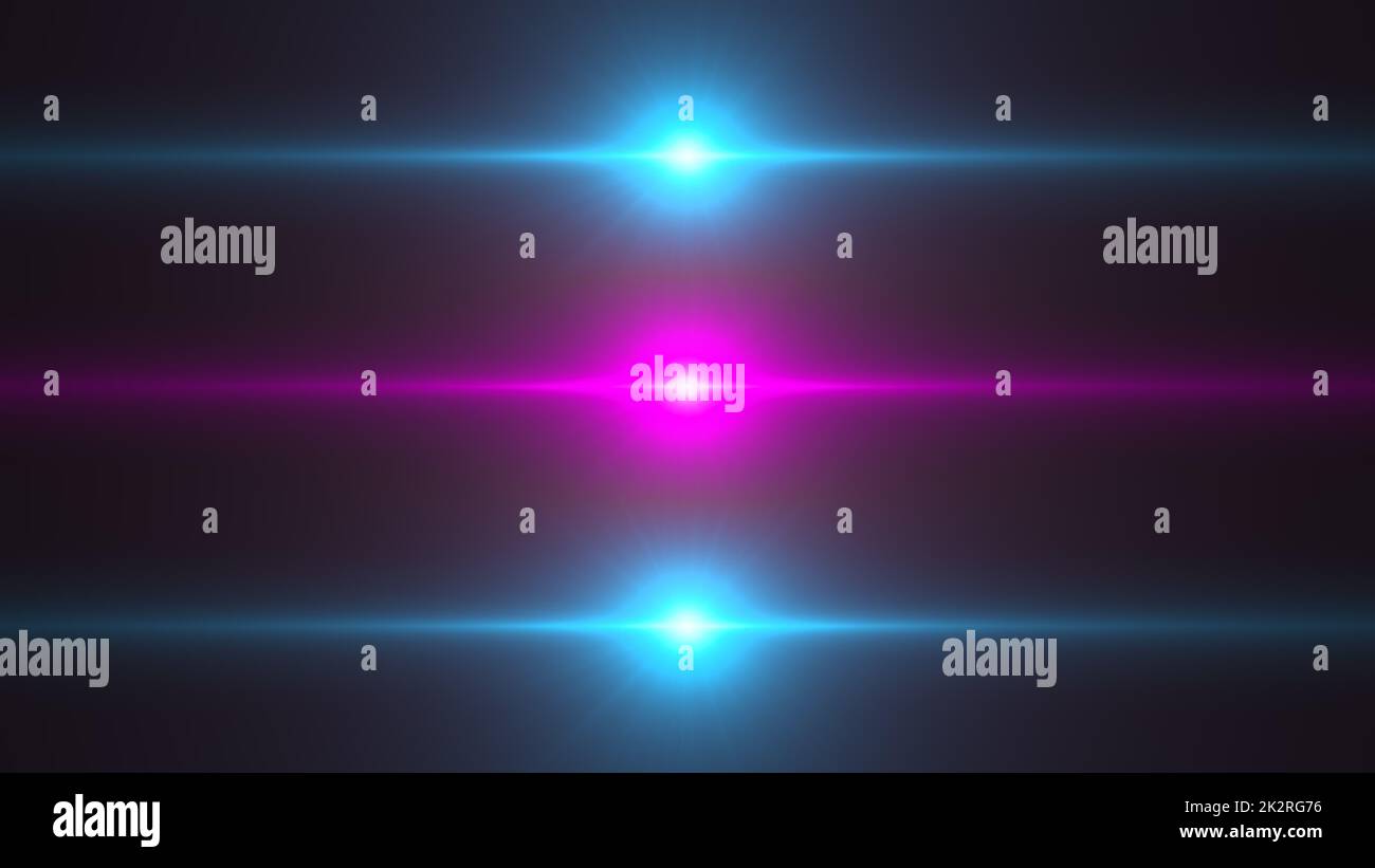 Fractal rays with glowing impulse lights Stock Photo - Alamy
