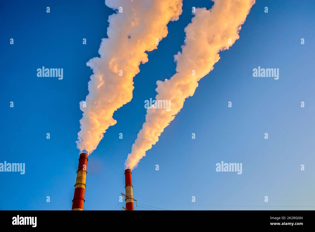 Smoke out pipes hi-res stock photography and images - Alamy