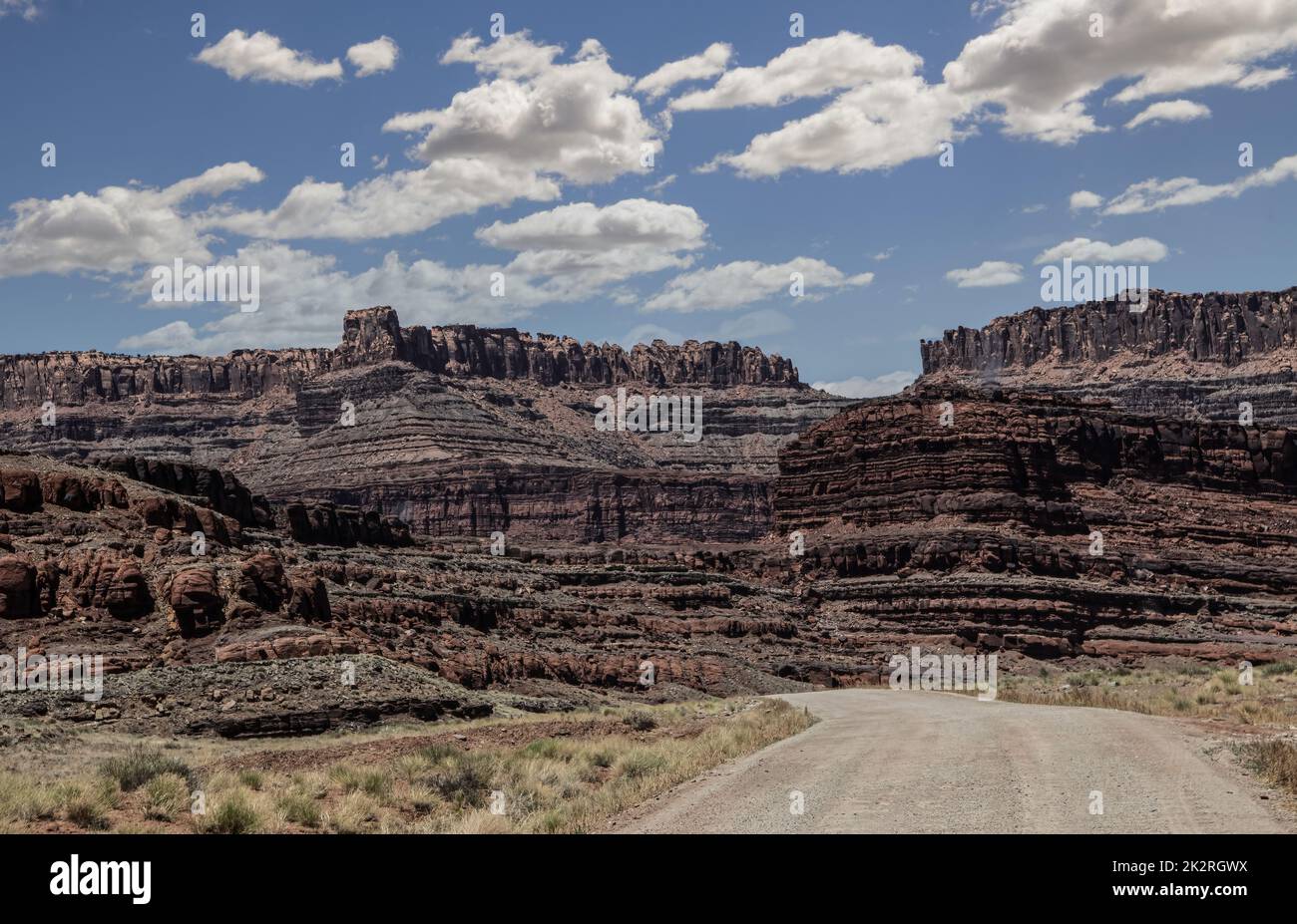 Moab scenic roadtrip Stock Photo