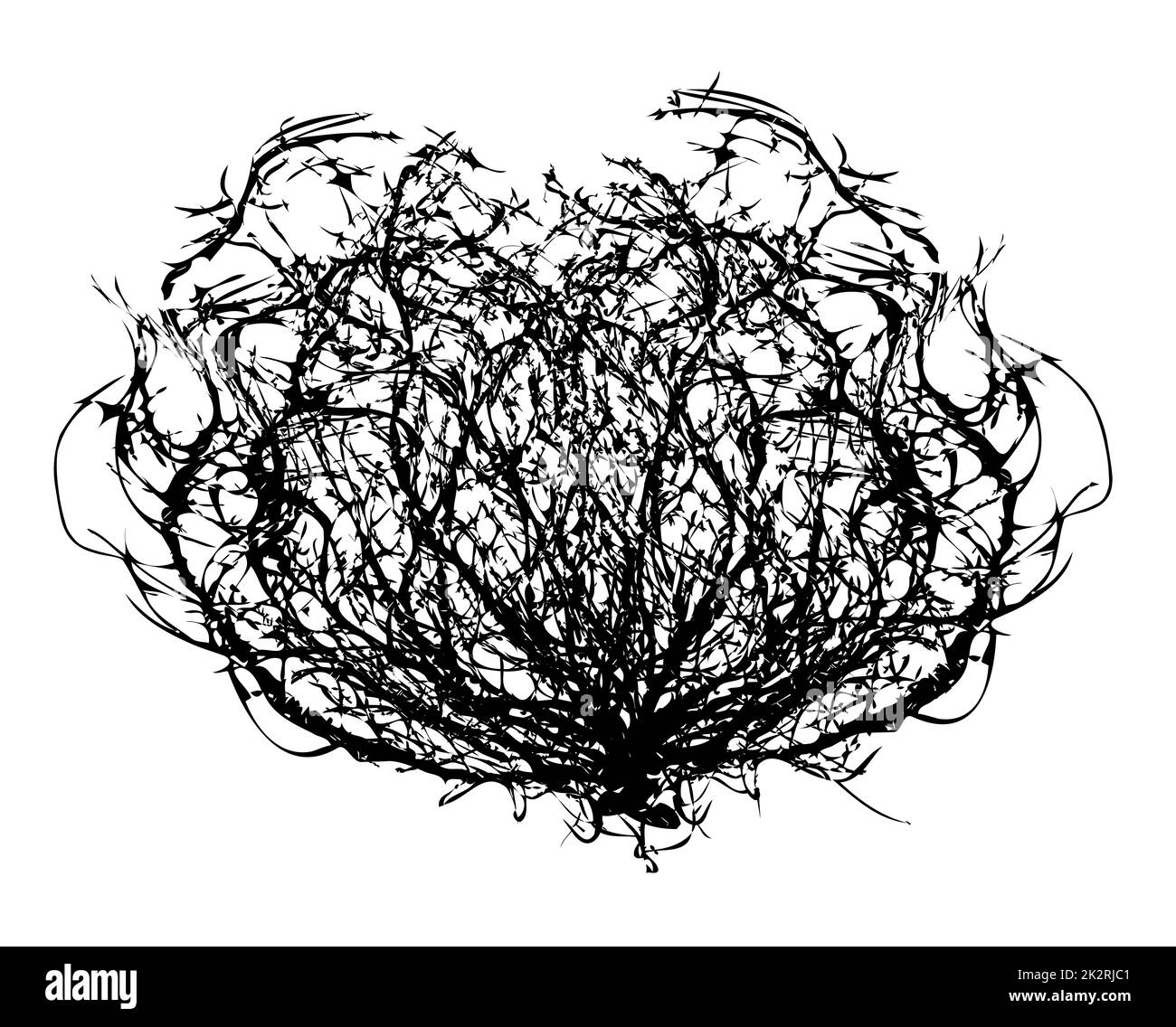Tumbleweed Line Drawing Stock Photo - Alamy