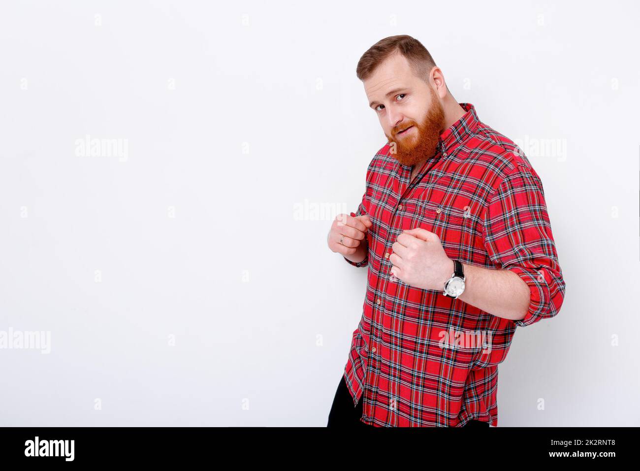 Person in plaid shirt hi-res stock photography and images - Alamy